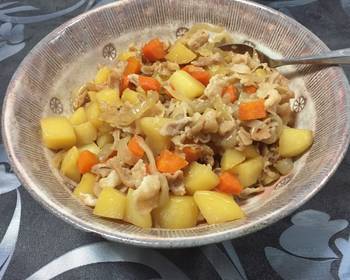 Popular Recipe Japanese Nikujaga Sliced pork and Potatoes Delicious