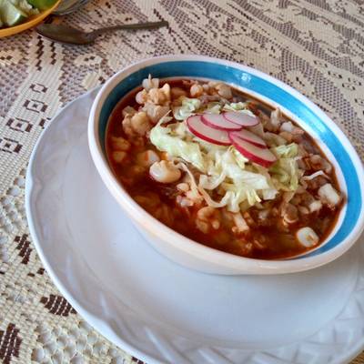 Pozole Rojo Receta de JAIRO JAFET SANCHEZ CRISTALES- Cookpad