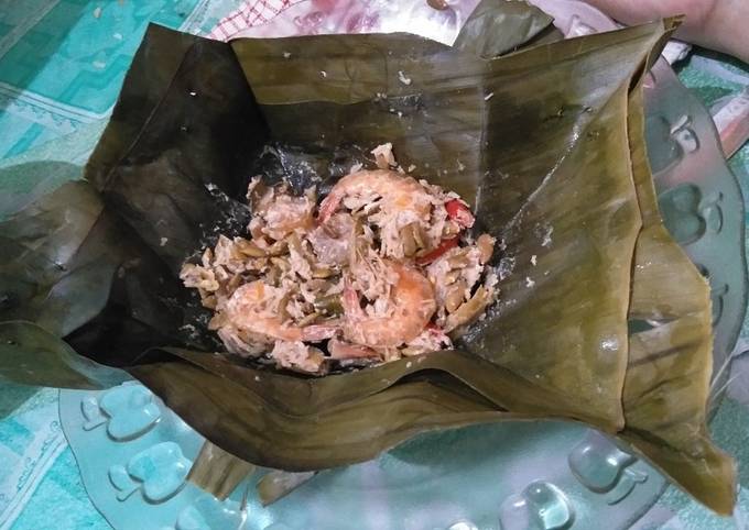 Resep Botok Petet Udang blimbing wuluh Anti Gagal