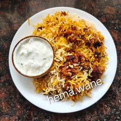 A picture of Mutton Biryani.