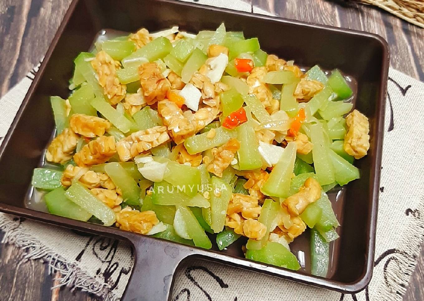 Tumis Labu Tempe
