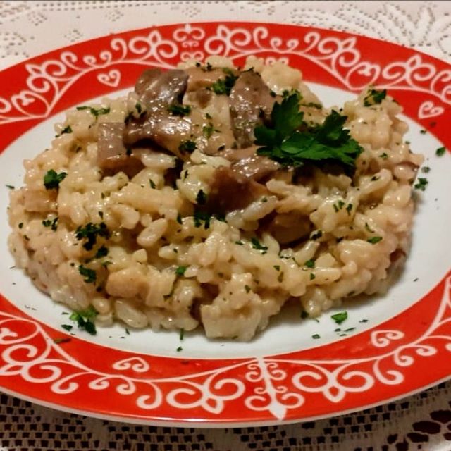 Risotto de setas porcini