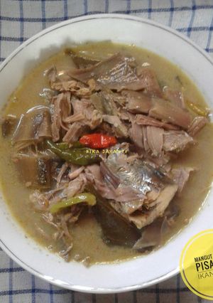 Foto resep Mangut jantung pisang & ikan laut