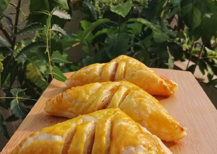 Tuna puff homemade