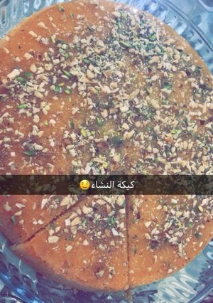 صورة لوصفة كيكة النشاء