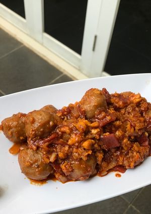 Foto resep Bakso Samyang ala Korean Taste #pr_recookolahanbakso