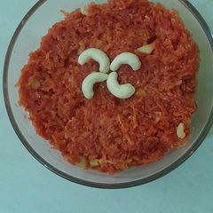 A picture of Carrot Halwa (Gajar Halwa).