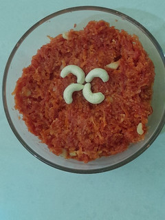 A picture of Carrot Halwa (Gajar Halwa).