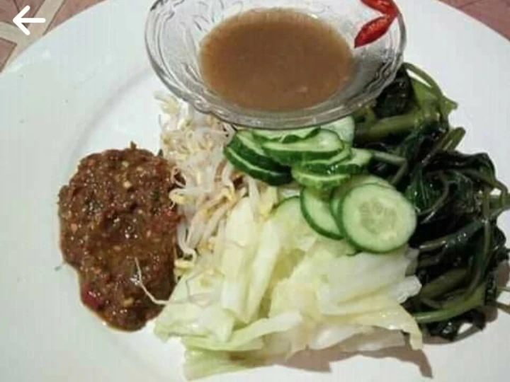 Langkah Gampang Membuat Resep Rujak asem kuah pindang khas Cirebon (rujak gamel) yang Uenak Anti Ribet, Menggugah Selera
