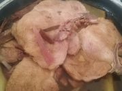 Una foto de carne al curry