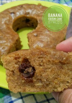 Foto resep Banana Raisin Cake