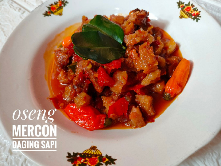 Resep Oseng mercon daging sapi Sederhana Dan Enak