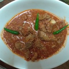 A picture of Sweet and spicy mutton#cookingwithtomatoesrecipecontest#4weeksch.