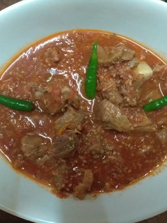 A picture of Sweet and spicy mutton#cookingwithtomatoesrecipecontest#4weeksch.