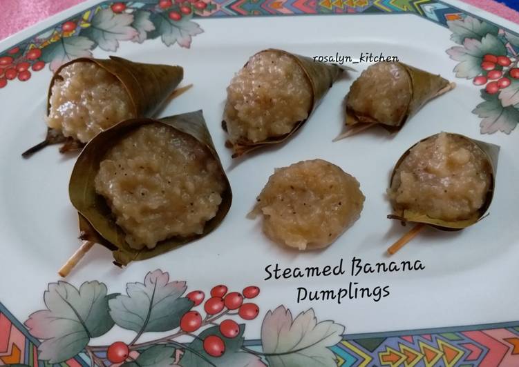 Recipe of Steamed Banana Dumplings (Kumbilappam) in 11 Minutes for Family