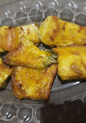 عکسی از دستور ماهی سرخ شده طعم دار