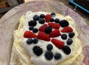 Foto de Pavlova sem açúcar