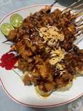 Sate ayam kacang madura