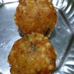 A picture of Sago vada.