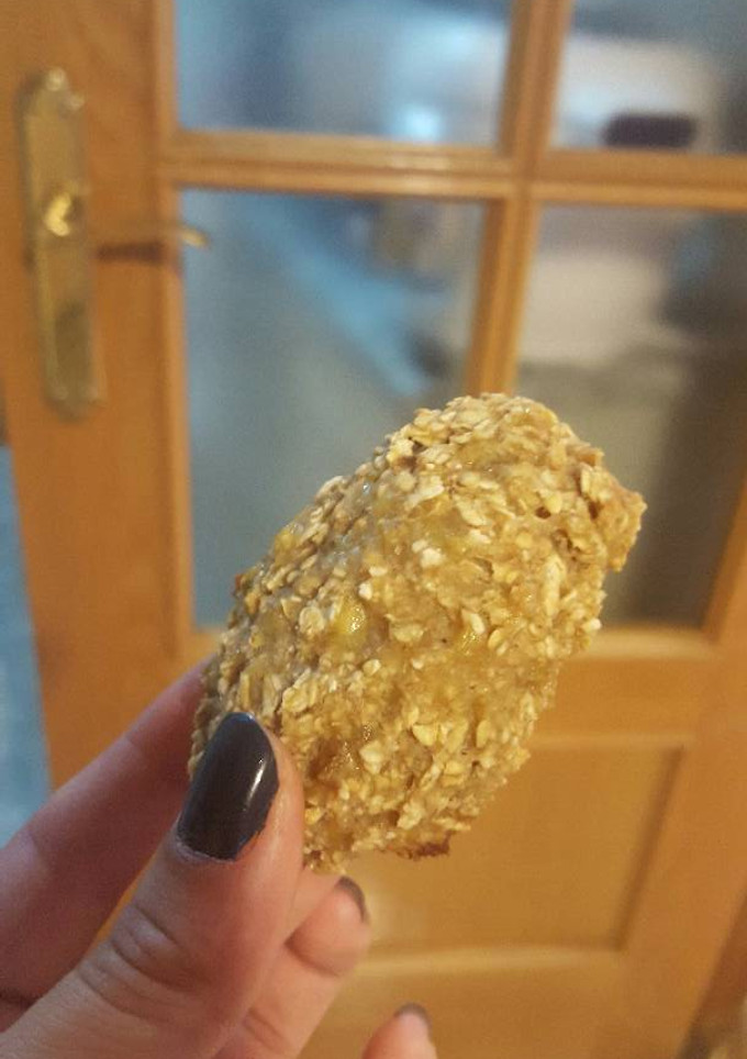 Una foto de Galletas de plátano y avena