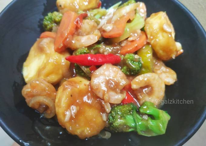 Cara bikin Sapo Tahu Udang Cara bikin Sapo Tahu Udang