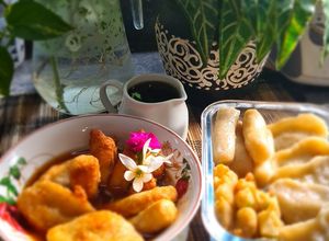 Foto resep Empek empek daging kepiting