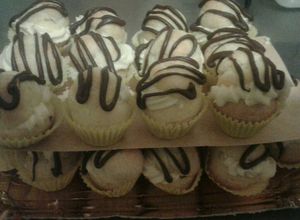 Una foto de Profiteroles rellenos con crema mousseline