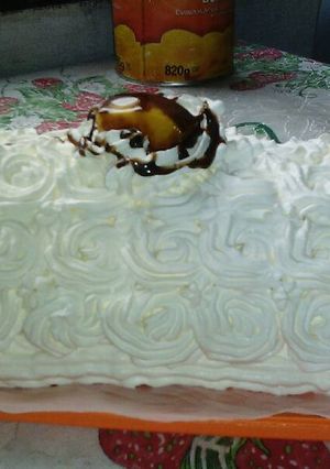 Una foto de Arrollado de dulce de leche