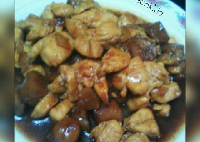 Ayam fillet&sosis bumbu kecap