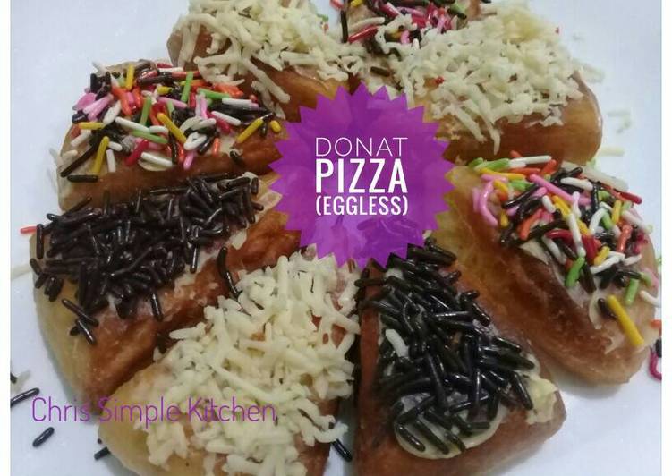 Donat Pizza (Eggless)