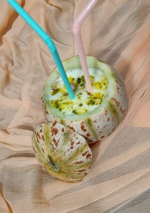 A picture of Muskmelon Lassi.