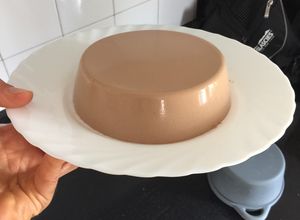 Foto principal de Flan exquisito de proteína whey y avena