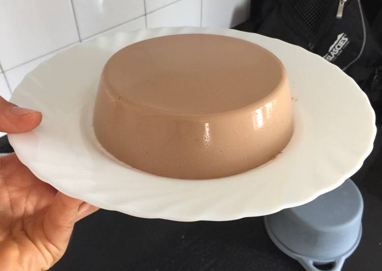 Flan exquisito de proteína whey y avena