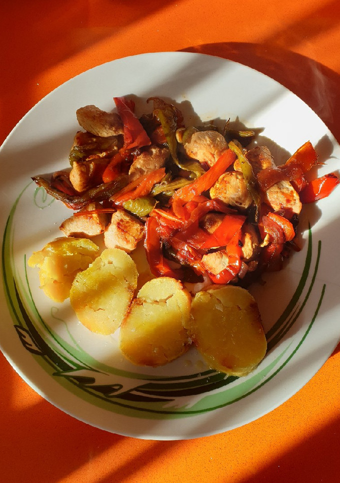 Una foto de Plato saludable de Harvard exprés