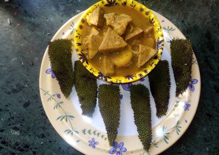 Steps to Prepare Any-night-of-the-week Potato jackfruit masala