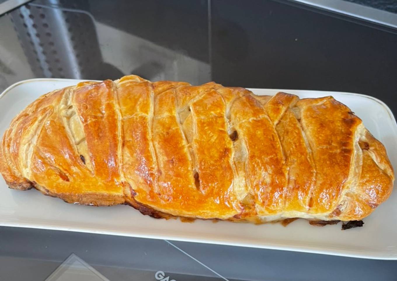 Feuilleté poireaux saumon