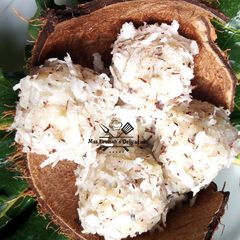 A picture of Coconut Laddo.