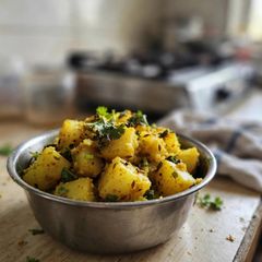 Aloo ki sabji A picture of Aloo ki sabji.