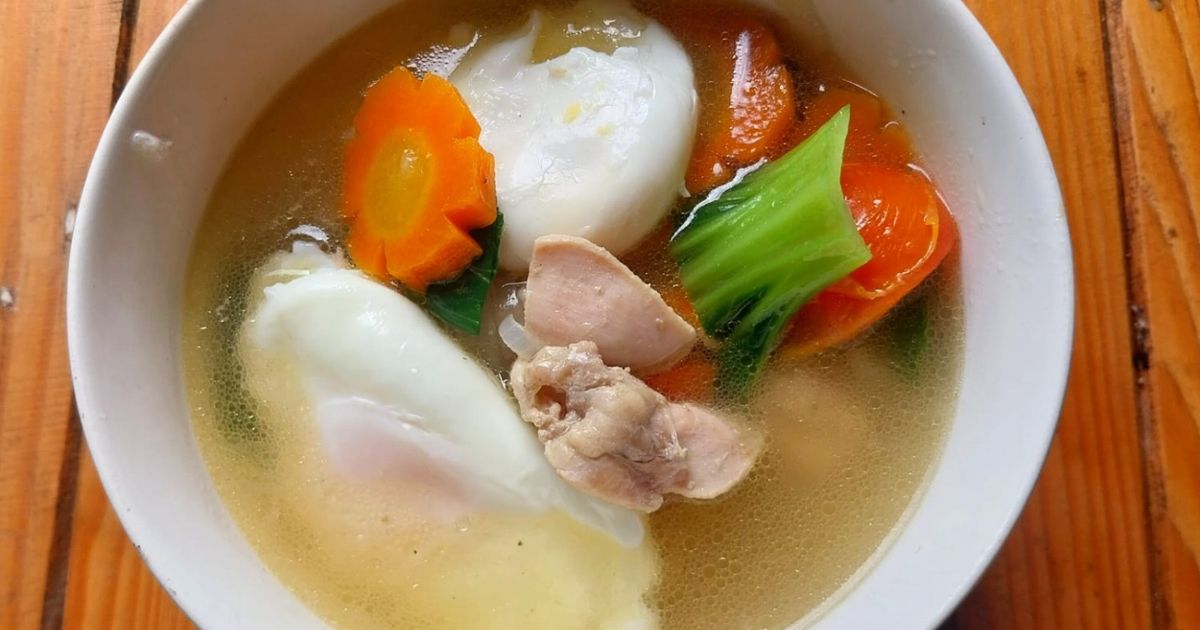 Sop Telur (menu diet)