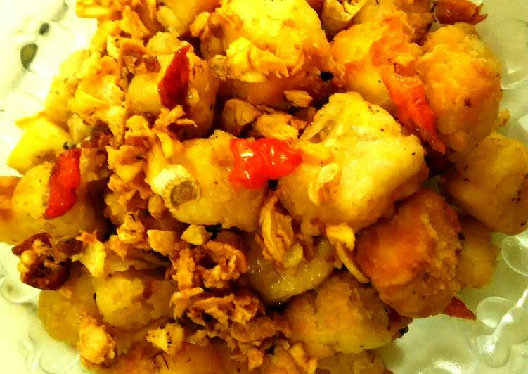 Resep Tahu krispy bawang yang Menggugah Selera