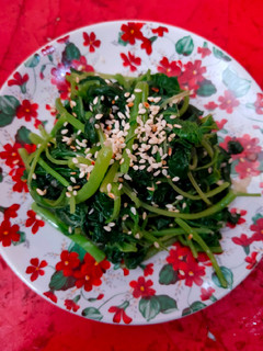 Foto resep Sigeumchi namul (side dish bayam ala korea)