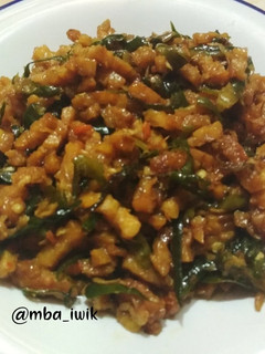 Foto resep Sambel goreng tempe cabe hijau(oseng ndeso)