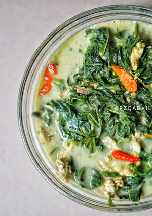 Foto resep Sayur Daun Singkong Telur Ala Nenek