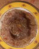 Ruedas Osobuco al Vino Tinto con Arroz Cremoso con Vegetales