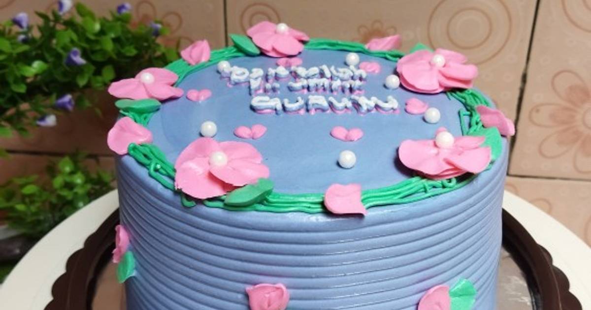 Resep Butter cream lembut premium anti ngendal dan jadi andalan oleh