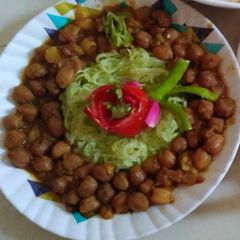 A picture of Pindi chole.