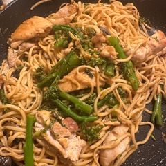 A picture of Chicken and Egg Noodles Stir-Fry.
