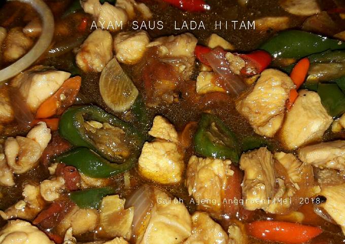 Ayam Saus Lada Hitam (simple)