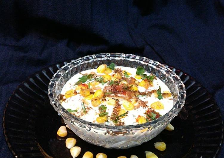 Easiest Way to Prepare Super Quick Homemade Corn and Onion Raita