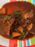 Pork Ribs in Adobo with Potatoes and Nopales